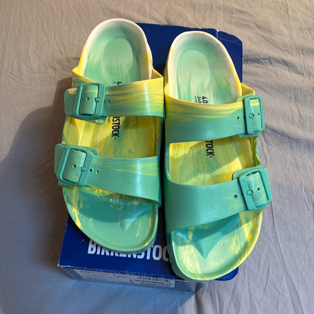 Birkenstock Arizona EVA Multi ColorJade/Vibrant Yellow